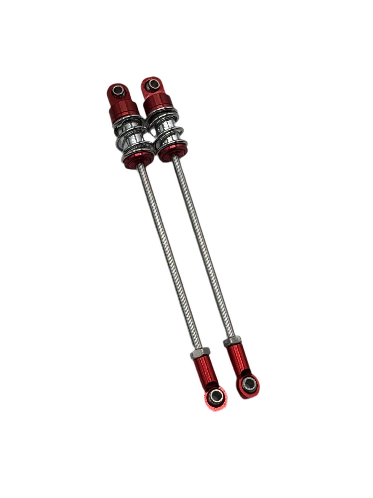Rear Solid Shocks Chrome Springs