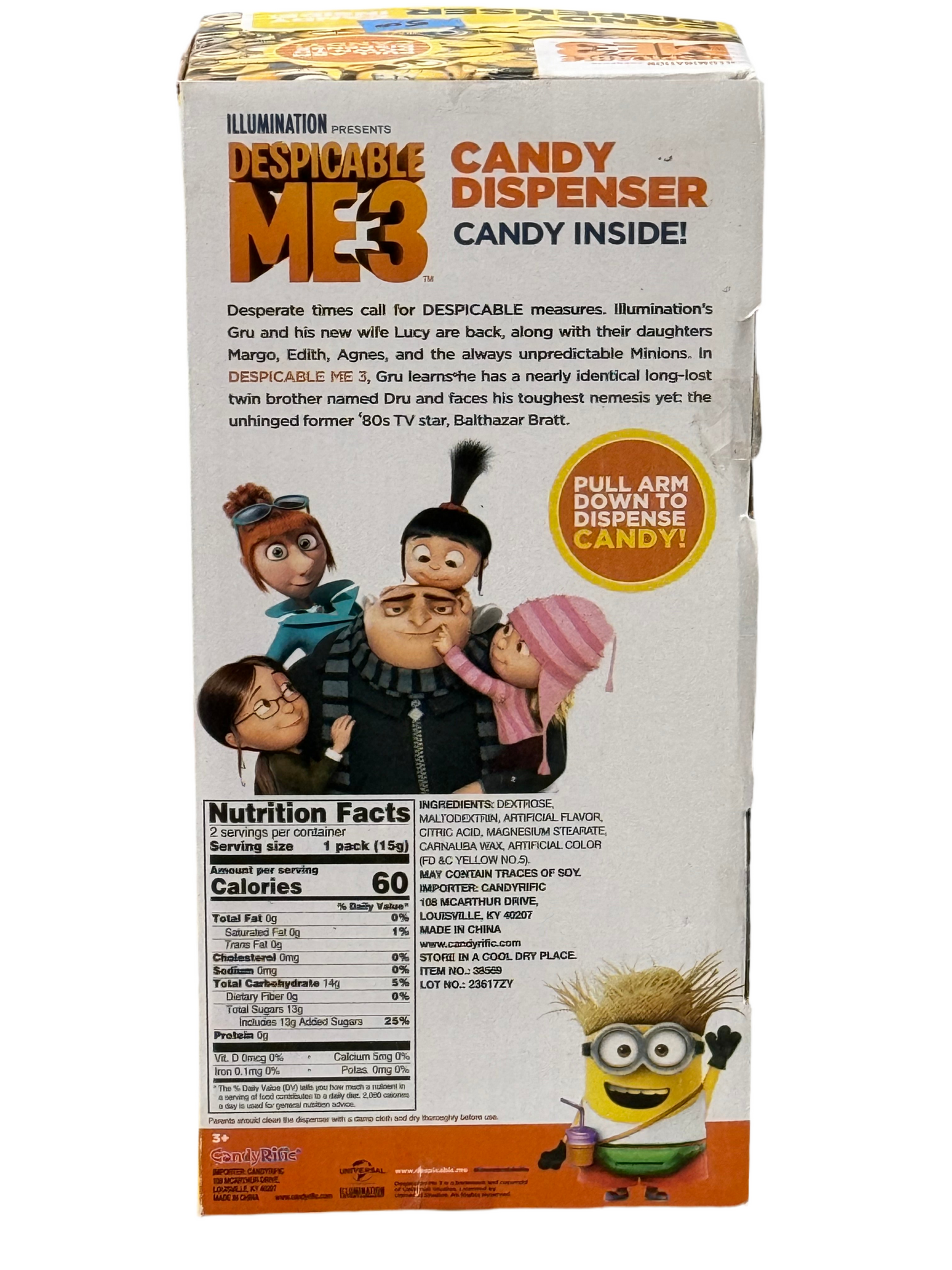 Despicable Me Candy Dispenser