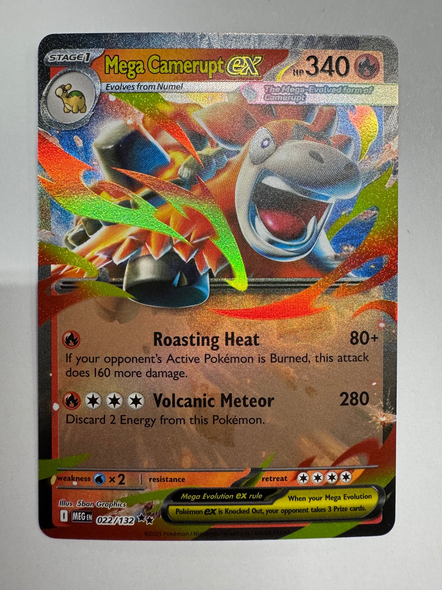 Mega Evolutions Mega Camerupt EX