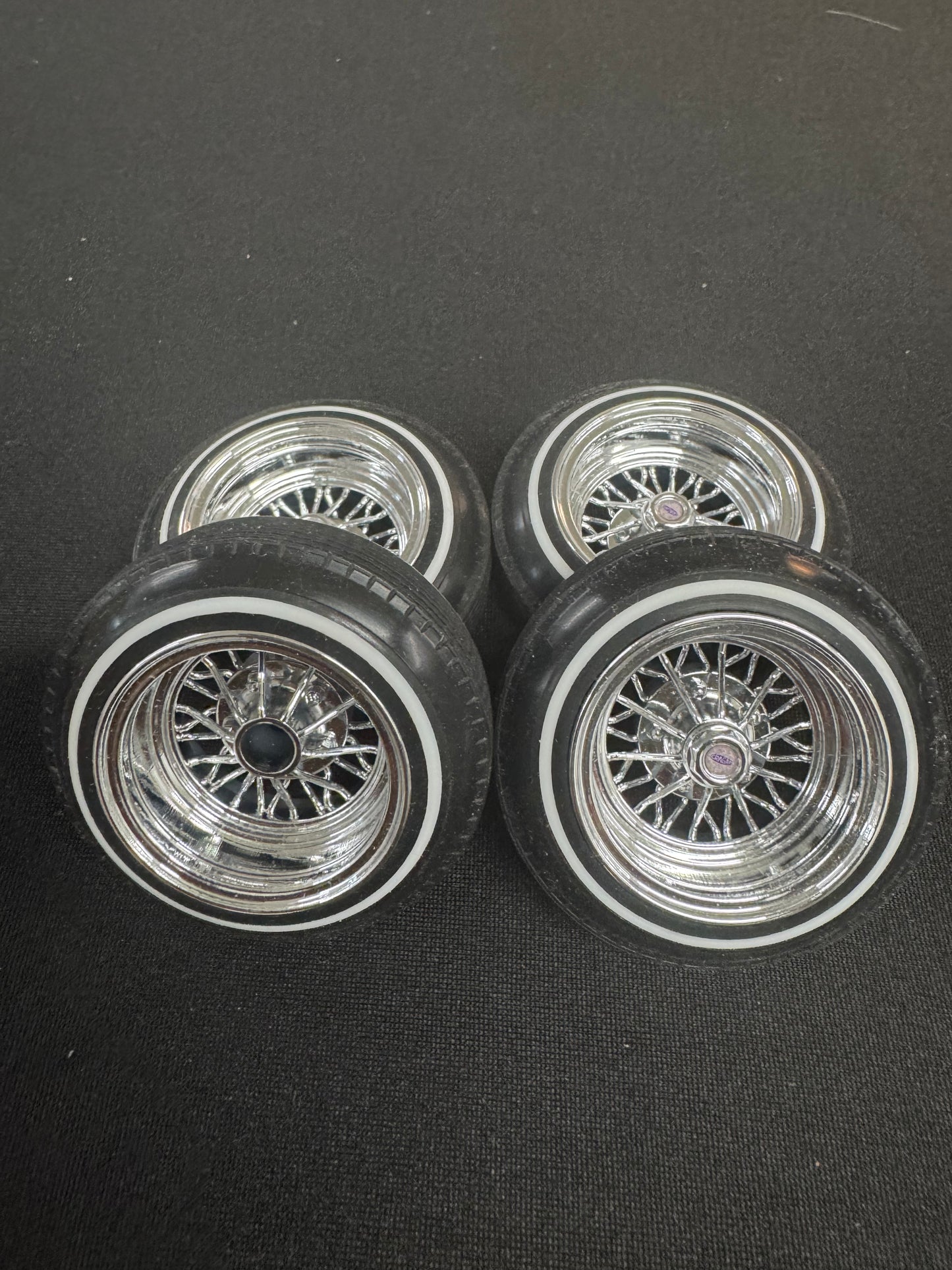 old school 3d printed wire wheels for show