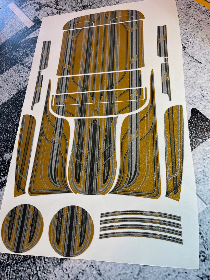 Monster Graphics 1959 Impala RC wrap kit dash back