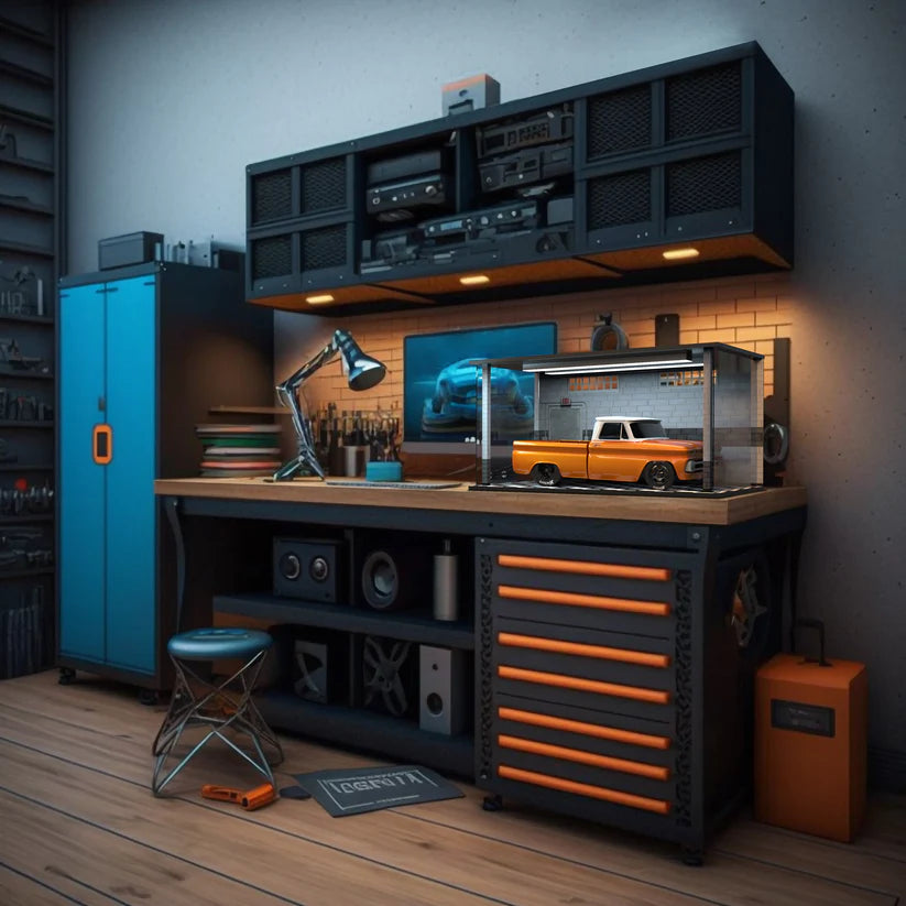 ZenBlue 1/10 Scale Garage Display