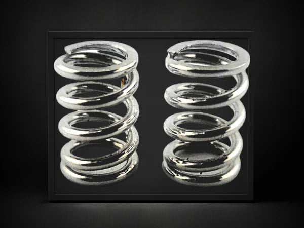 RcHopShop Replacement 5 turn nickel plated 1.8 coils. (2 per pack)