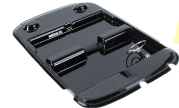 1965 Impala Interior black with chrome steering wheel