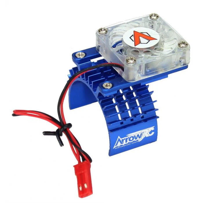 Powerhobby Aluminum Motor Cooling Fan FOR Traxxas Slash Stampede Rustler Blue