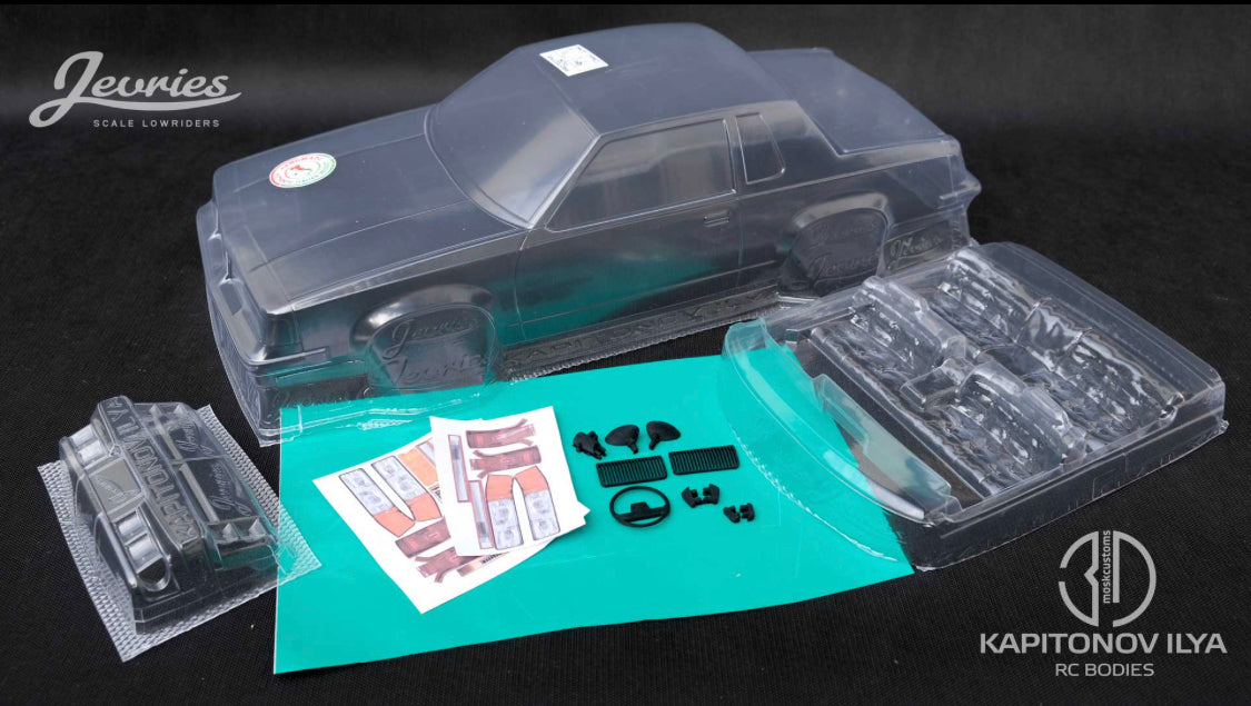 Oldsmobile Cutlass Supreme RC body Lowrider 1:10