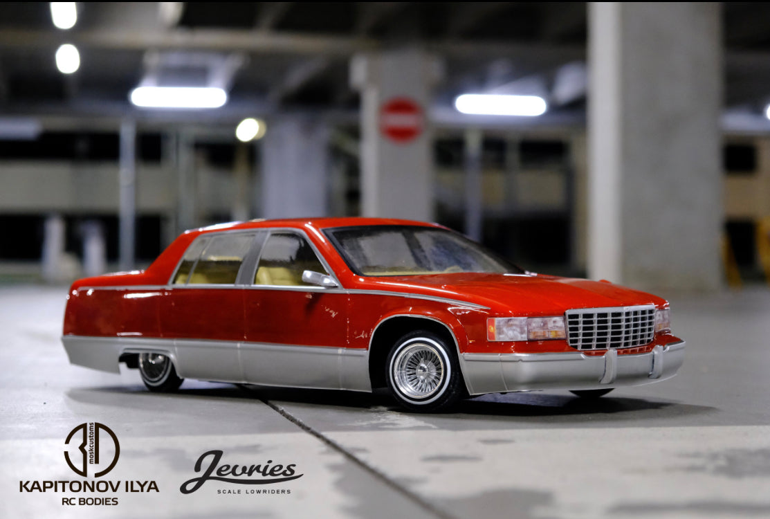 Cadillac Fleetwood RC body Lowrider 1:10 4dr – Skunks Hobbies