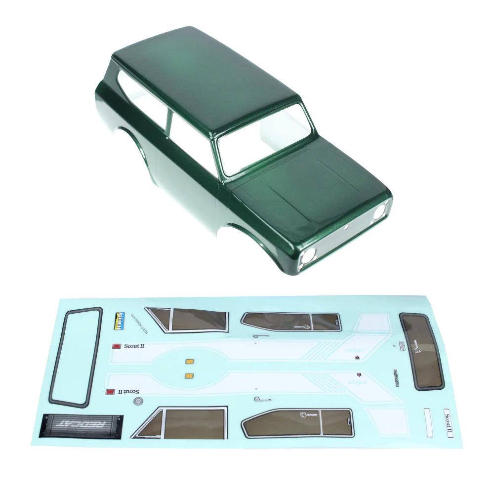 Redcat Racing A18 International Scout II Crawler Body Green RER37874