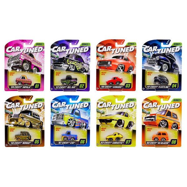 Car-Tuned Assortment Green Series 2 Case 8 Pack Sealed 592631-XX1