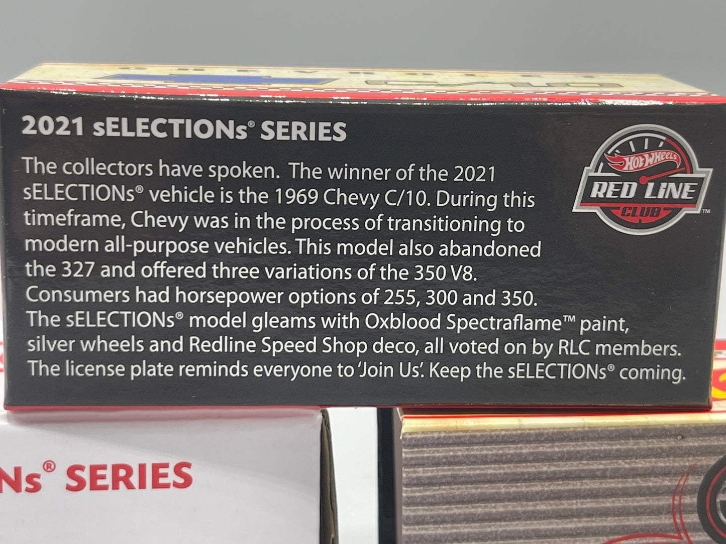 Hotwheels Redline Club 2021 Selections Series 1969Chevy C/10