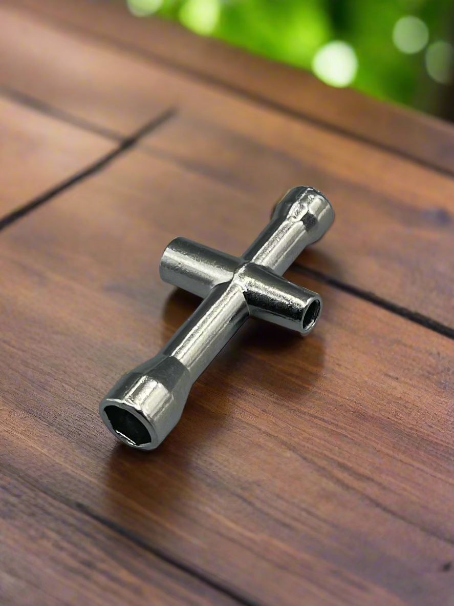 RC Car Tool Set - 17mm Wheel Hex Adapter With 4mm 5mm 5.5mm 7mm Cross Wrench For Traxxas Axial Arrma HSP