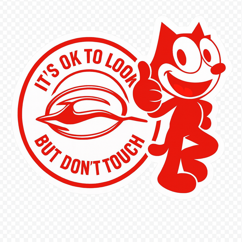 Skunks Kustoms Felix Do Not Touch stickers 1/10th