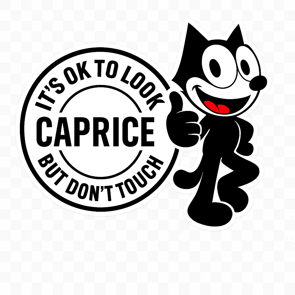Skunks Kustoms Felix Do Not Touch stickers 1/10th