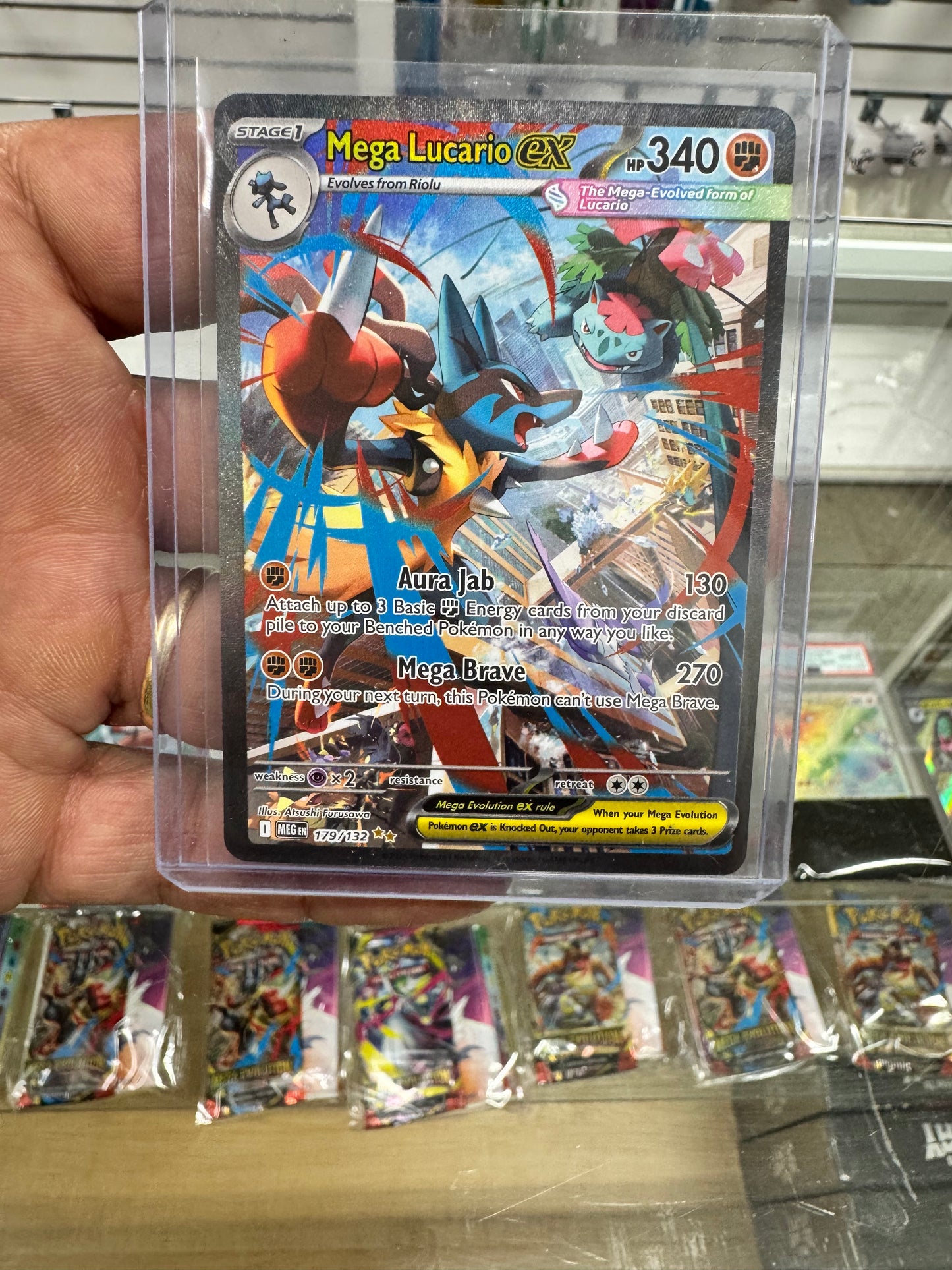 Pokemon Mega Lucario Ex