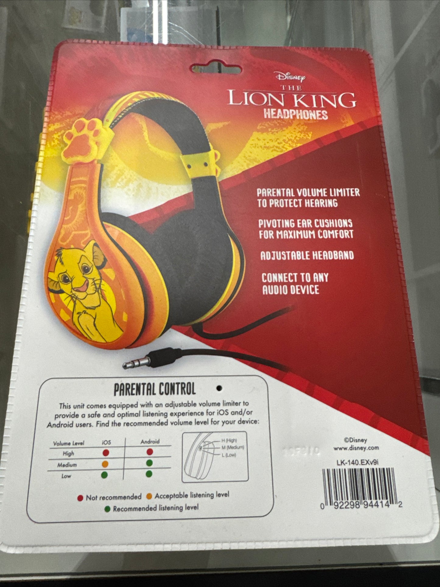 Disney Lion King Headphones 3.5mm