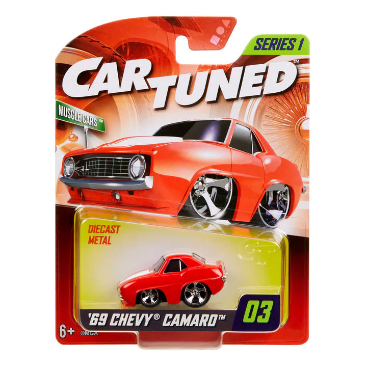 CarTuned Green Series 1 - 1969 Chevy Camaro (Custom) Diecast Vehicle 513728