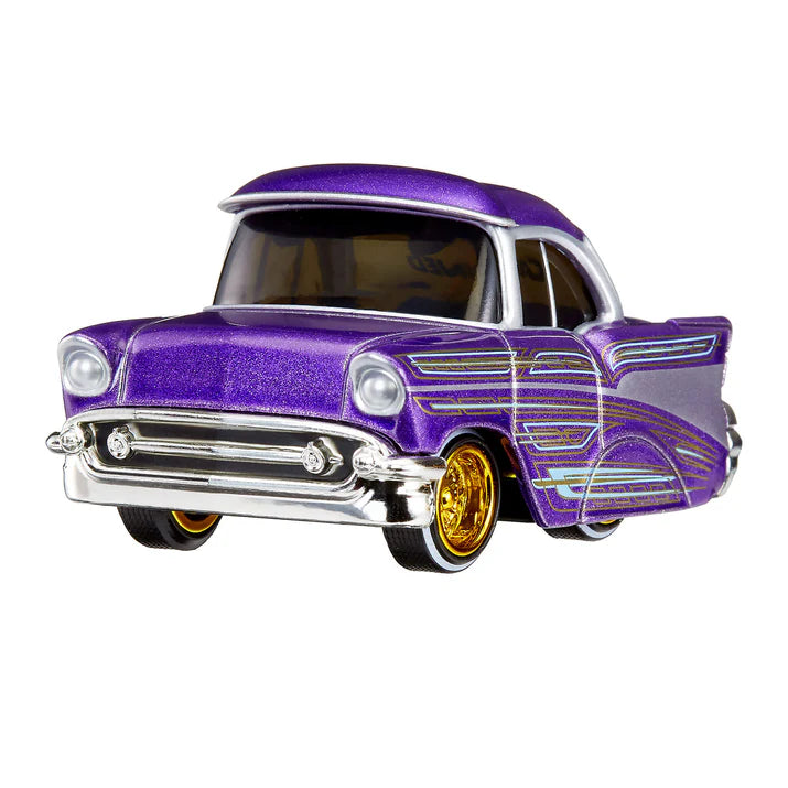 MGA CarTuned Mainline Series 2 - 1957 Chevy Bel Air (Kandy Purple) Diecast Vehicle 514824