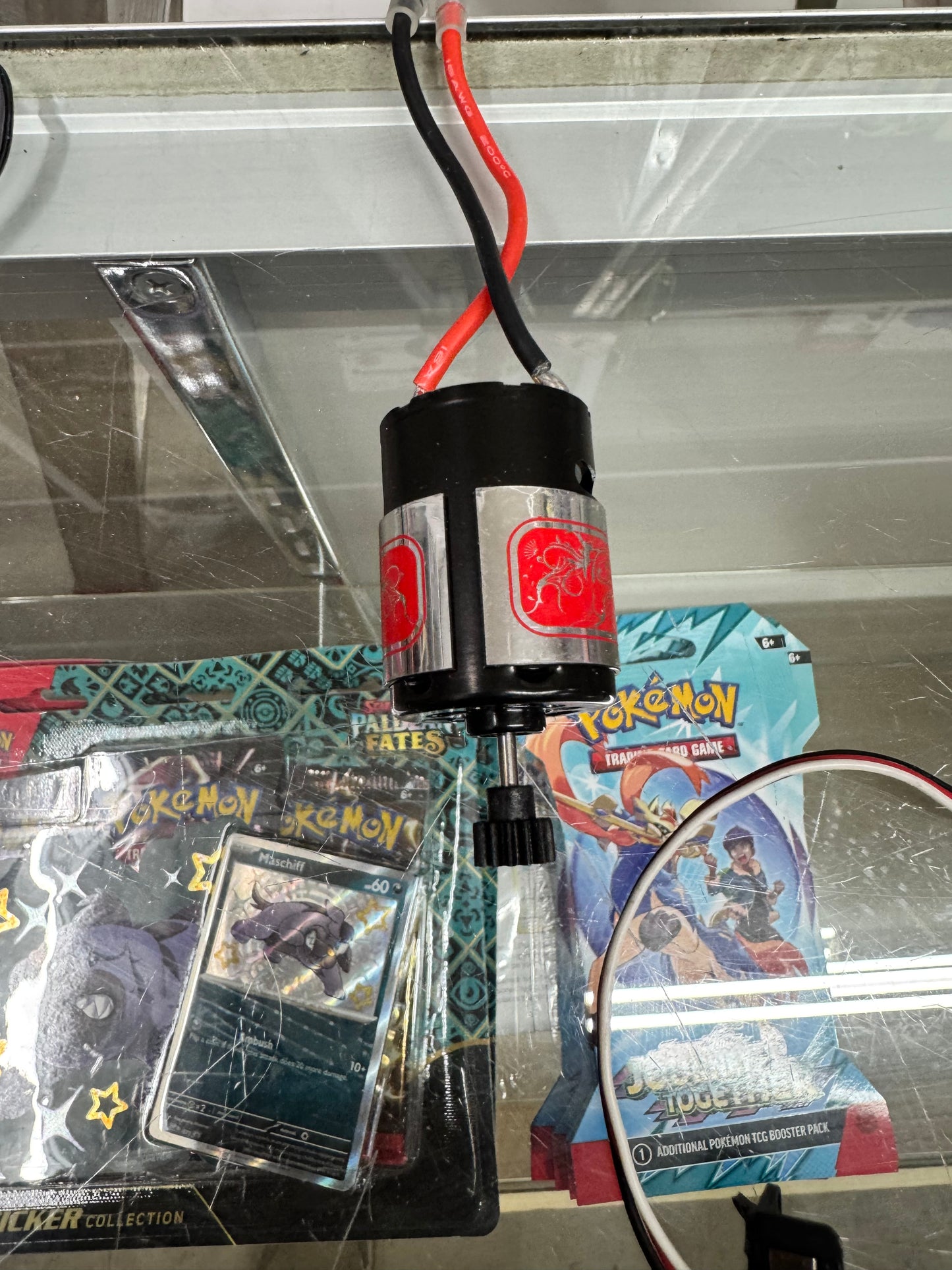 Take off remote 380 motor and gear