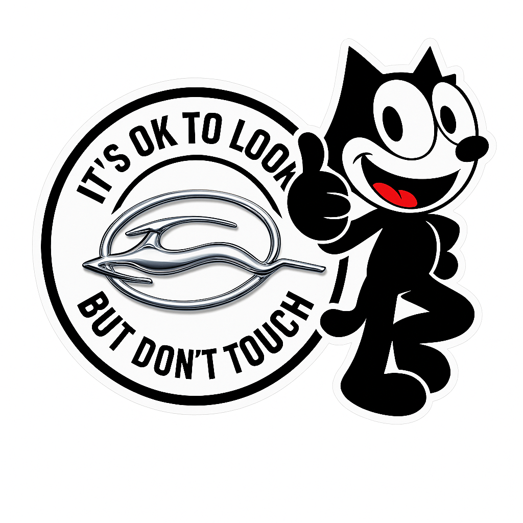 Skunks Kustoms Felix Do Not Touch stickers 1/10th