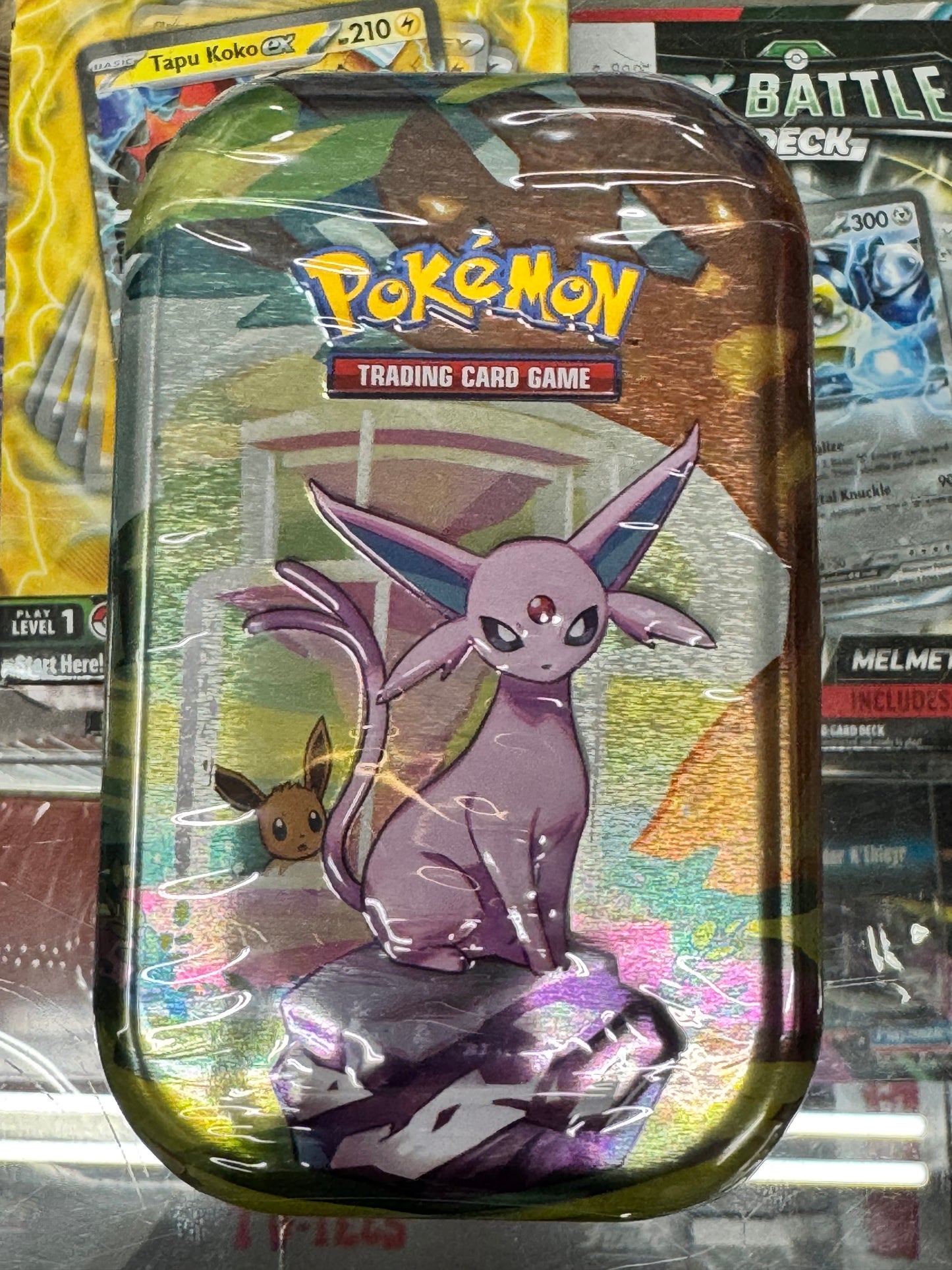 Pokémon Scarlet & Violet-Prismatic Evolutions Mini Tin 2 x Booster Packs