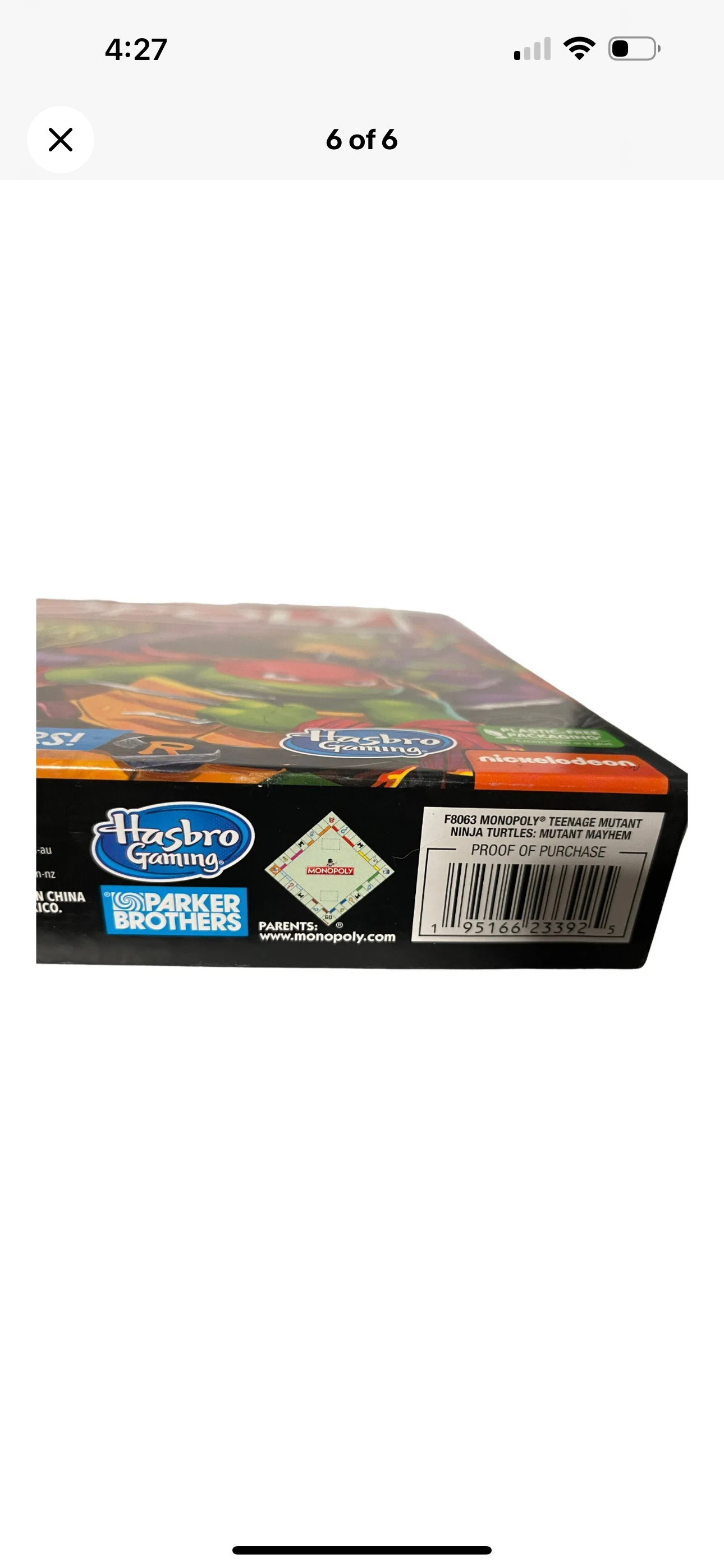 Monopoly Teenage Mutant Ninja Turtles Mutant Mayhem 2023