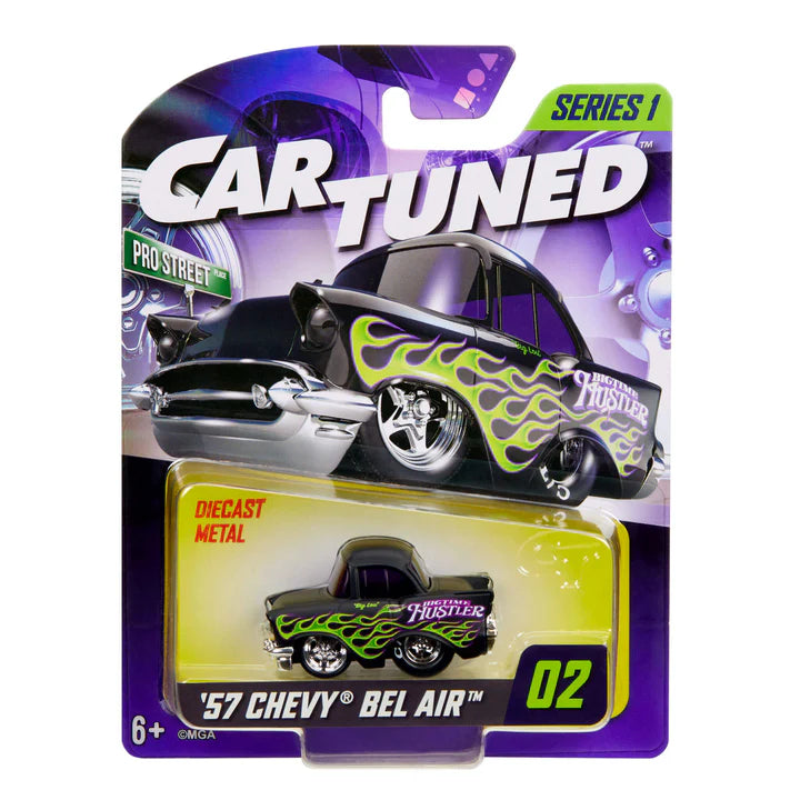 CarTuned Green Series 1 - 1957 Chevy Bel Air (Pro Street) Diecast Vehicle 593911