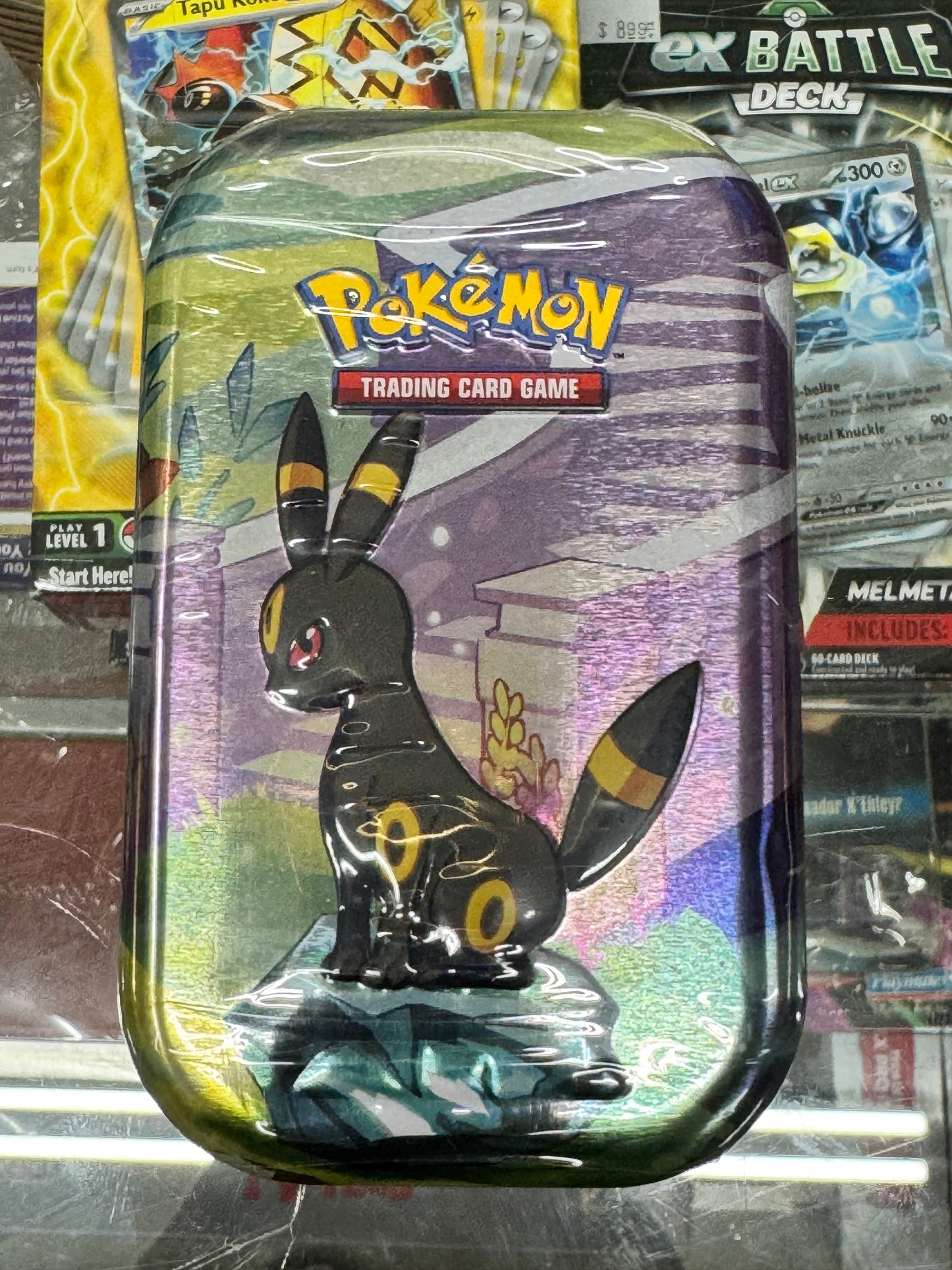 Pokémon Scarlet & Violet-Prismatic Evolutions Mini Tin 2 x Booster Packs