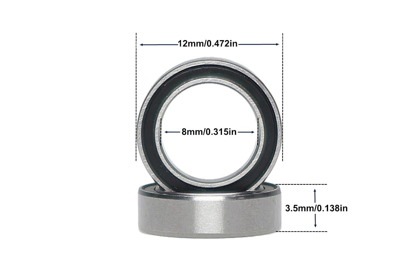 Skunks Hobbies 8x12x3.5mm Ball Bearings