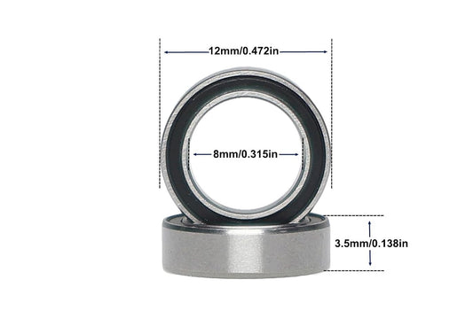 Skunks Hobbies 8x12x3.5mm Ball Bearings