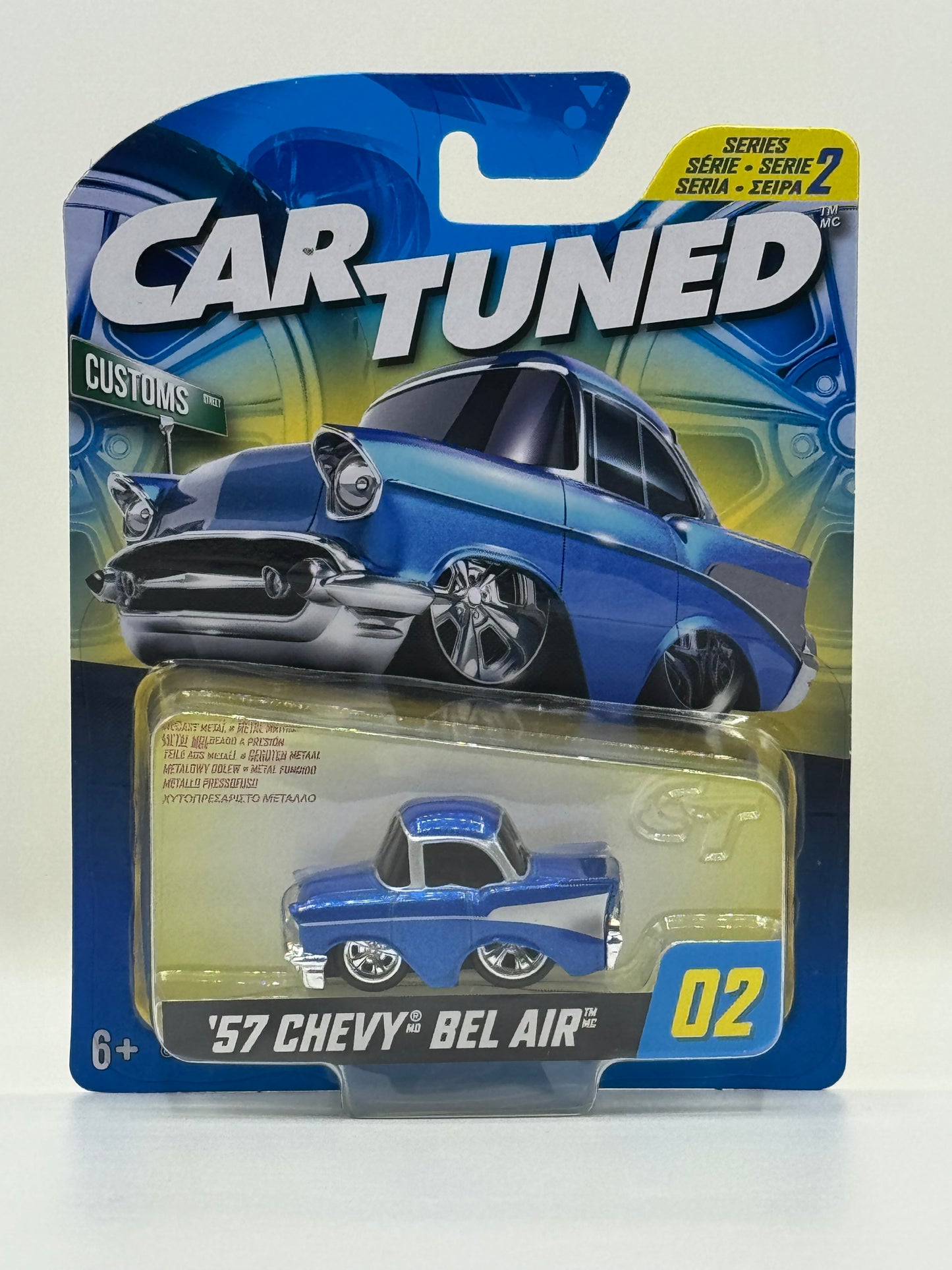 CarTuned Hobby Series 2 - 1957 Chevy Bel Air Blue Custom 529699