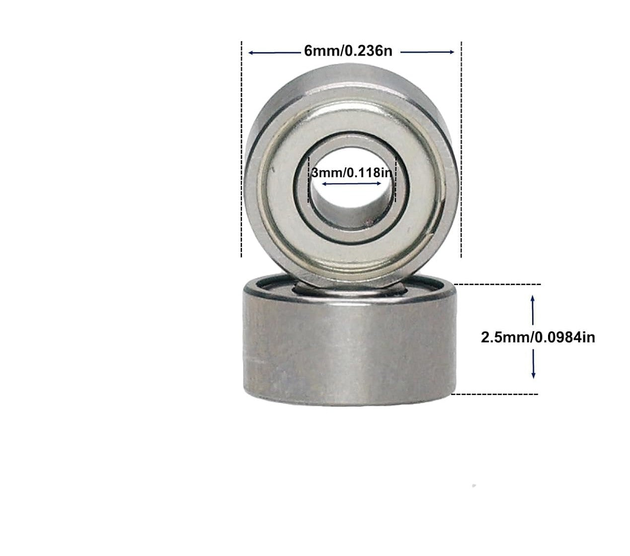 Skunks Hobbies 3x6x2.5mm Ball Bearings