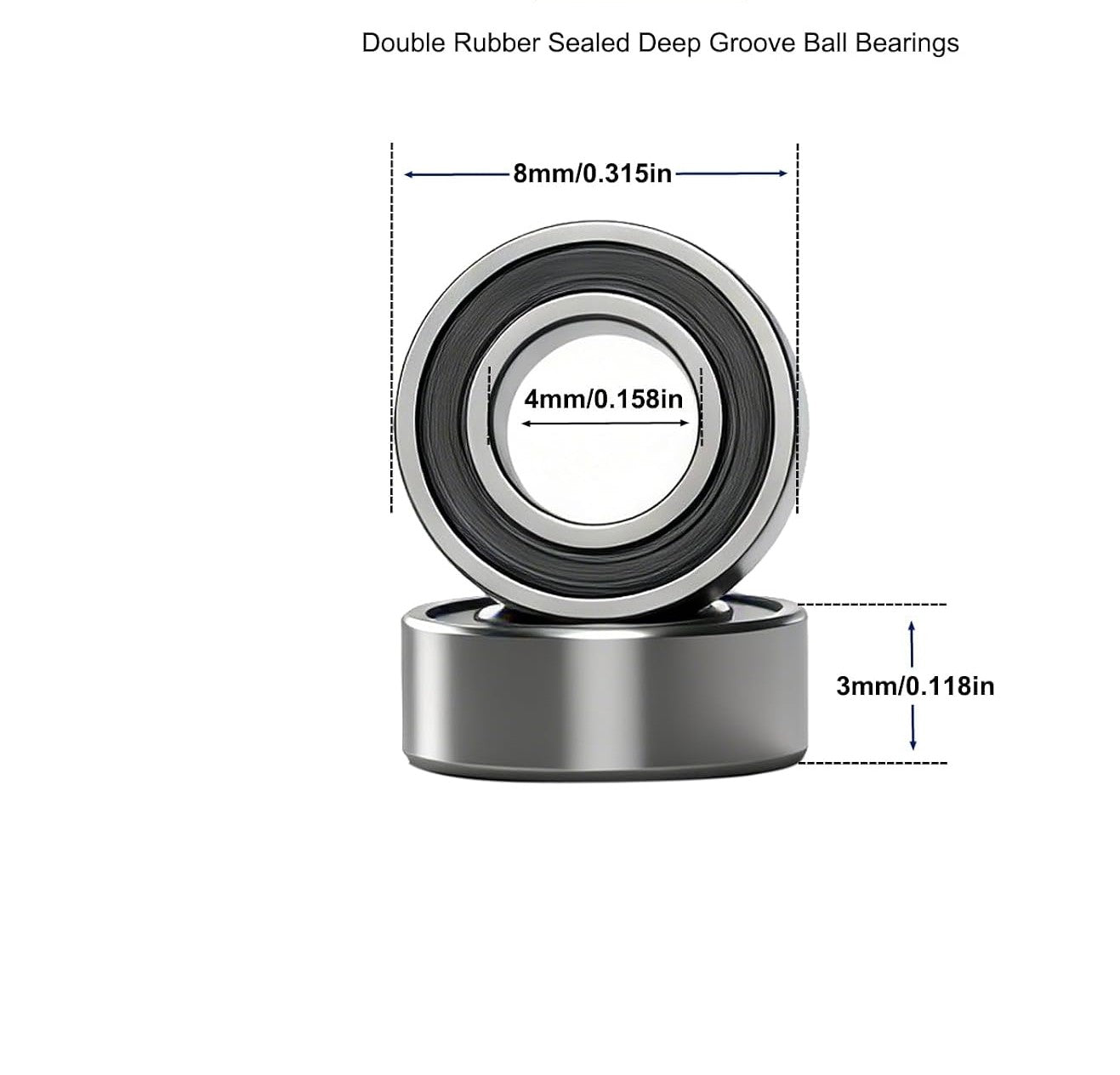Skunks Hobbies 4x8x3mm Ball Bearings