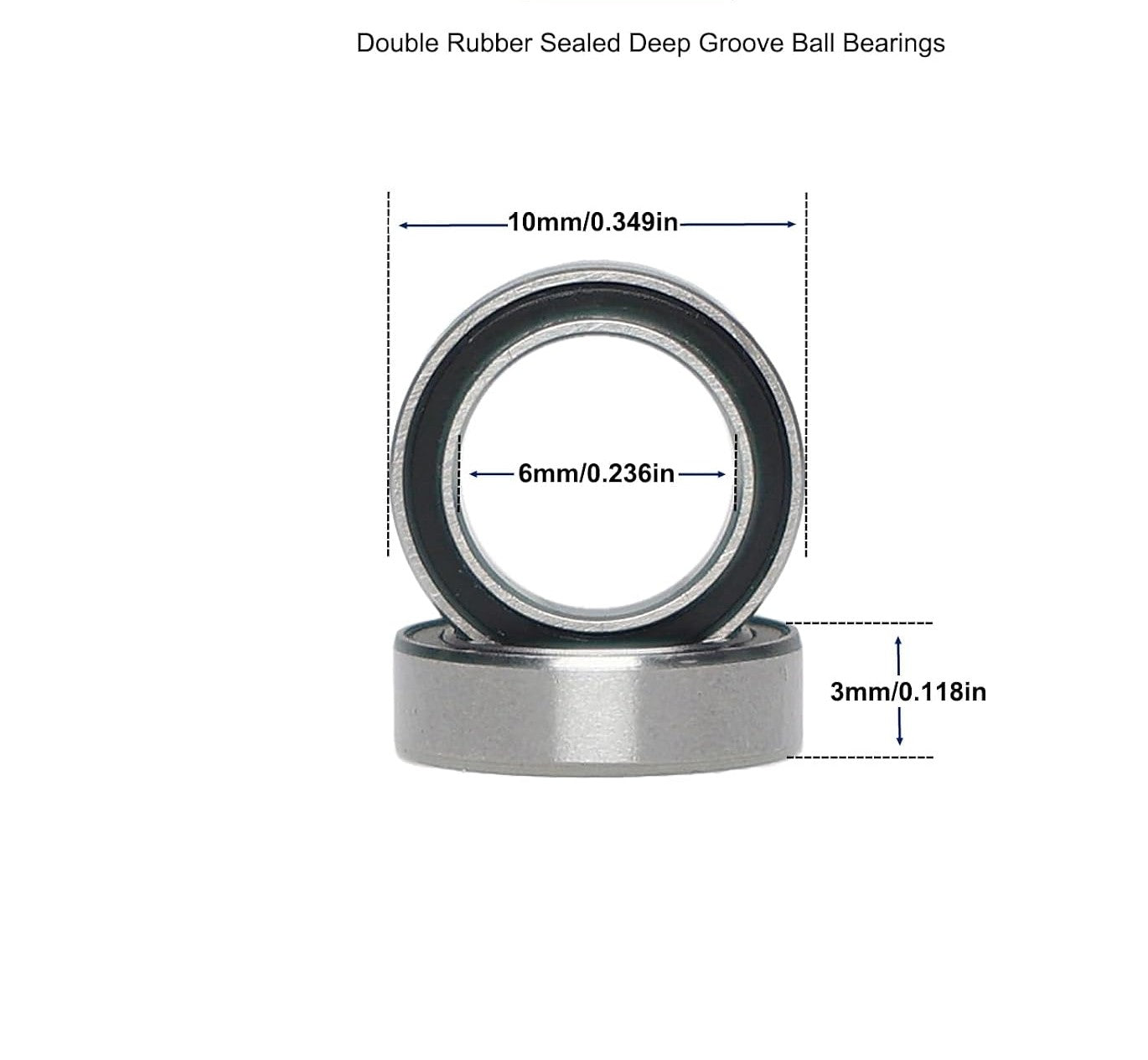 Skunks Hobbies 6x10x3mm Ball Bearings