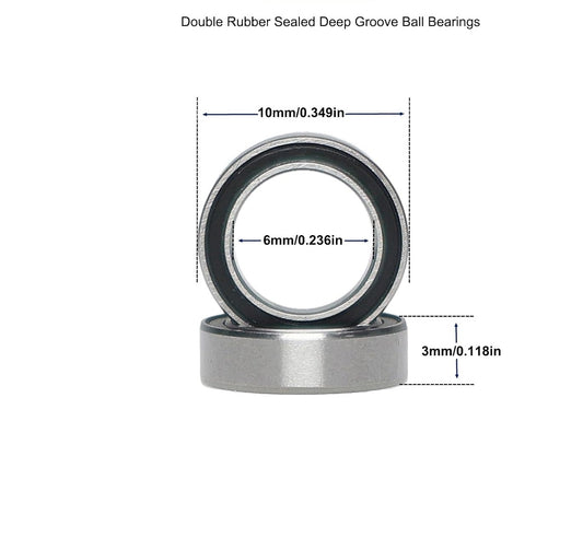 Skunks Hobbies 6x10x3mm Ball Bearings