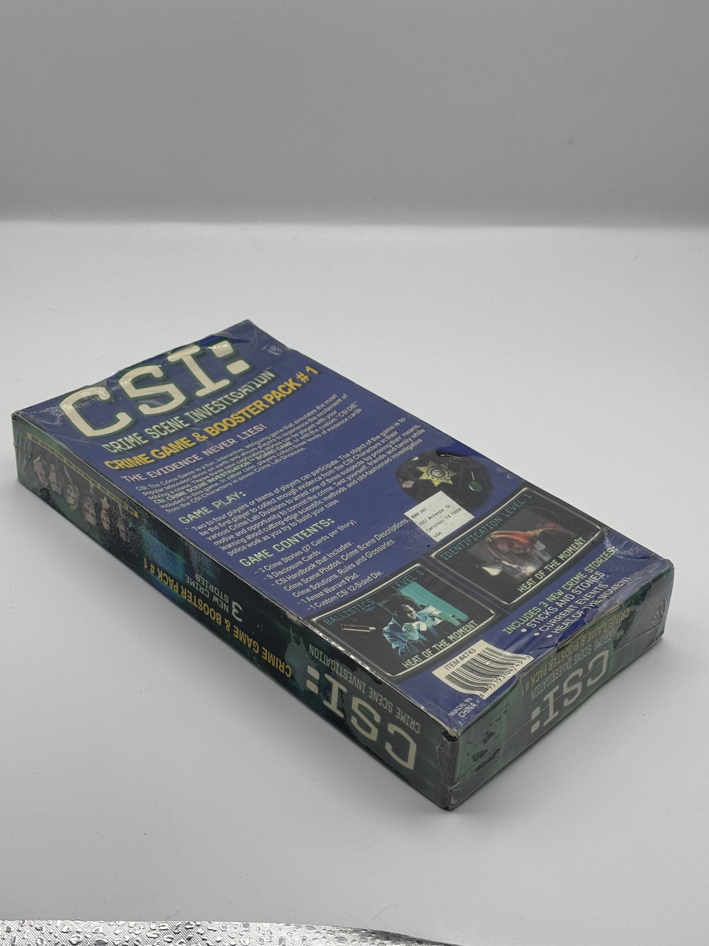 CSI: CRIME SCENE INVESTIGATION 4743 Crime Game Booster Pack #1