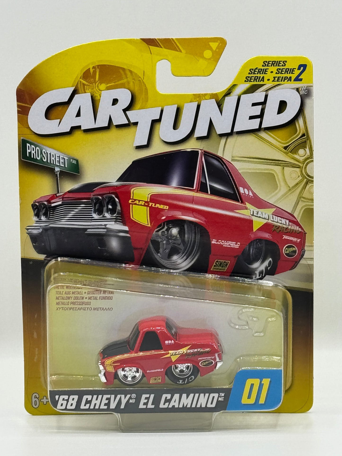 CarTuned Hobby Series 2 - 1968 Chevy EL Camino Red Pro Street 529576