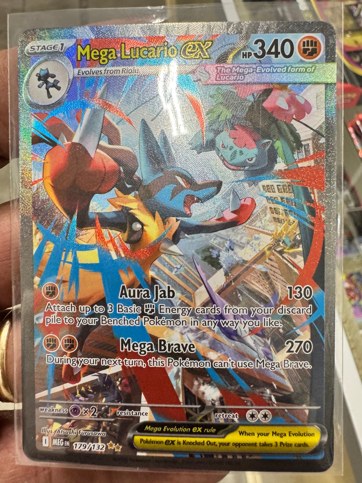 Pokemon Mega Lucario Ex