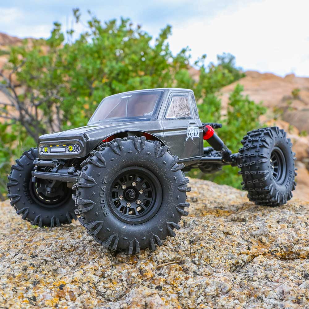 Redcat Ascent-18 APEX 1/18 Scale RTR Brushless Electric Rock Crawler Gray RER42222