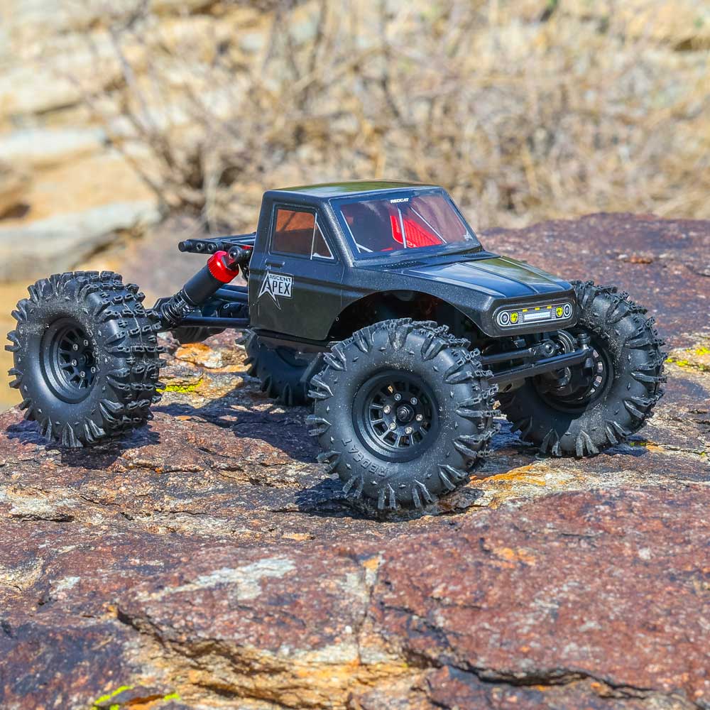 Redcat Ascent-18 APEX 1/18 Scale RTR Brushless Electric Rock Crawler Gray RER42222