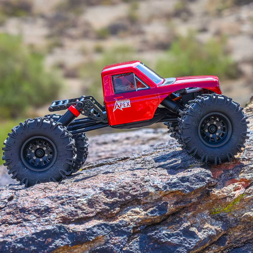 Redcat Ascent-18 APEX 1/18 Scale RTR Brushless Electric Rock Crawler Red RER42219