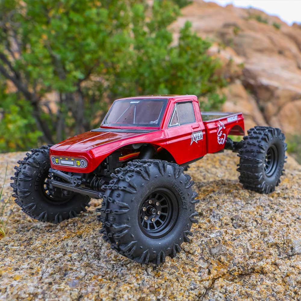 Redcat Ascent-18 APEX 1/18 Scale RTR Brushless Electric Rock Crawler Red RER42219