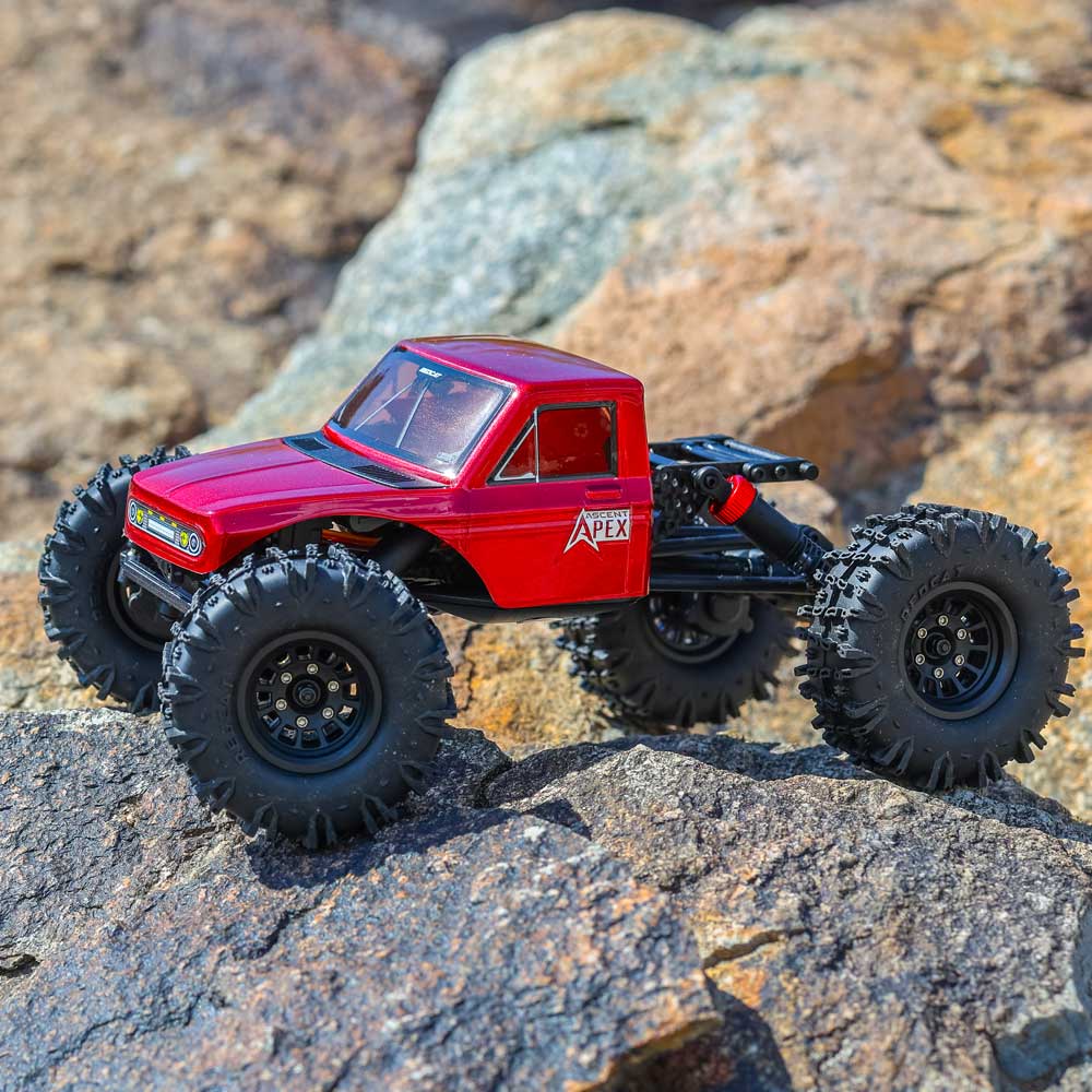 Redcat Ascent-18 APEX 1/18 Scale RTR Brushless Electric Rock Crawler Red RER42219