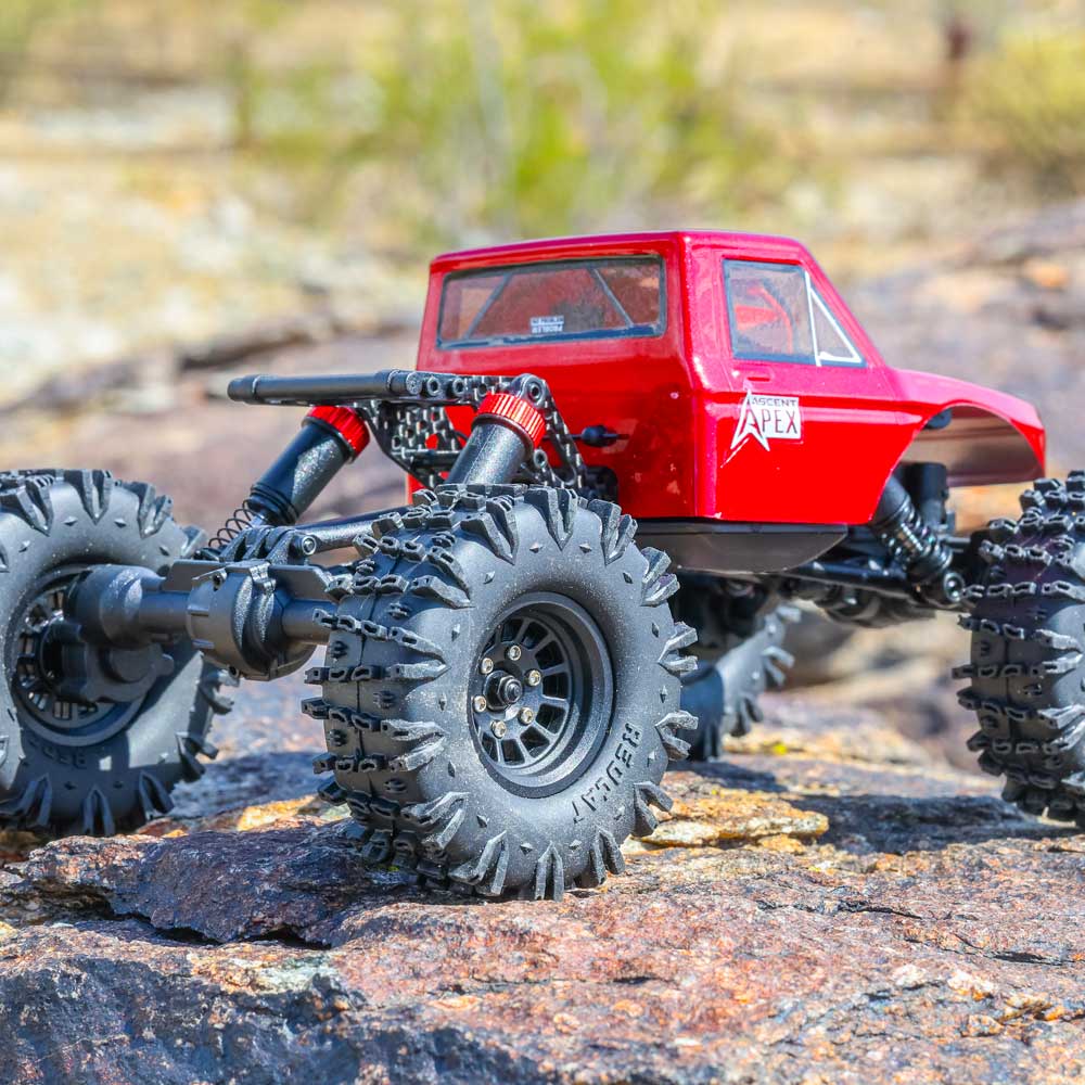 Redcat Ascent-18 APEX 1/18 Scale RTR Brushless Electric Rock Crawler Red RER42219