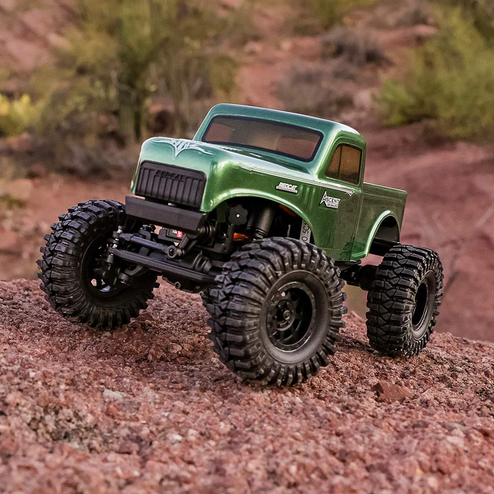 Redcat Ascent-18 Brushless - 1/18 Scale Brushless Electric Rock Crawler Green