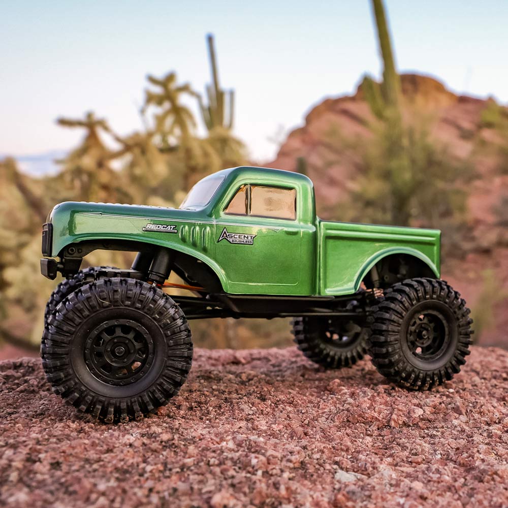 Redcat Ascent-18 Brushless - 1/18 Scale Brushless Electric Rock Crawler Green