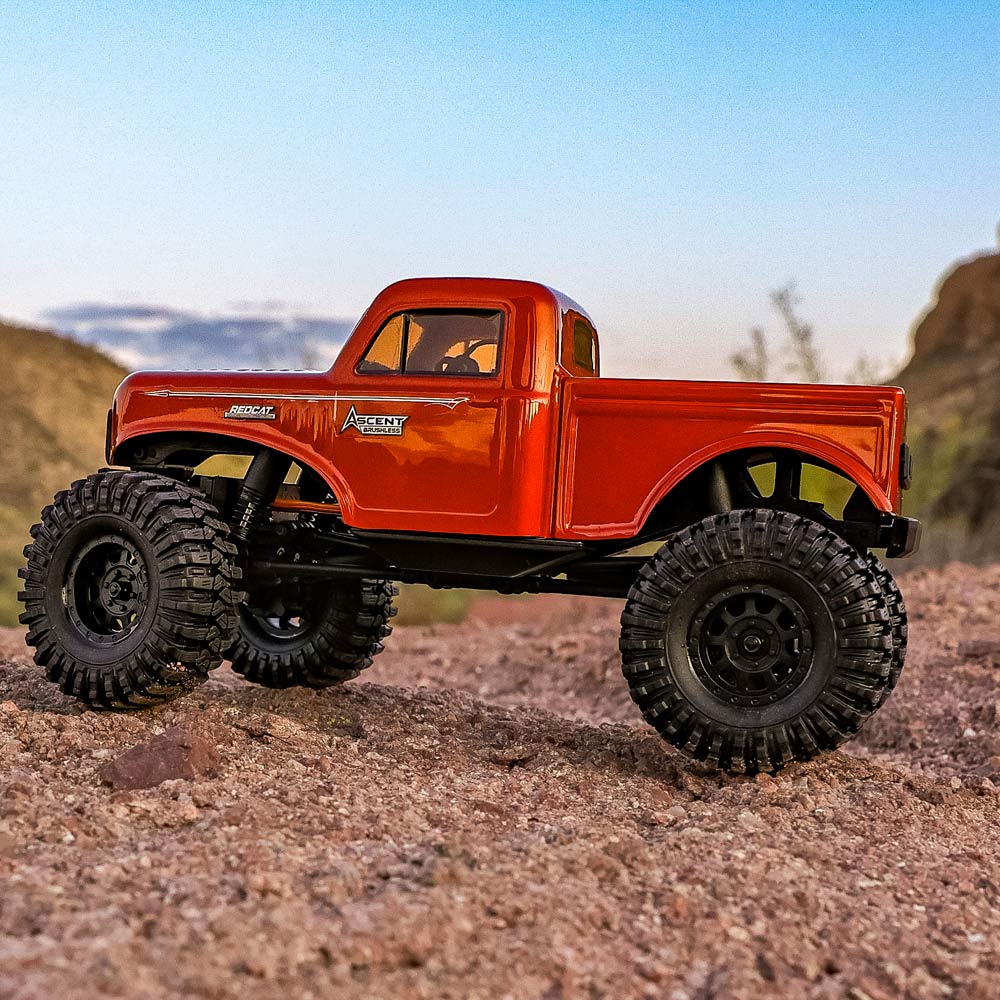 Redcat Ascent-18 Brushless - 1/18 Scale Brushless Electric Rock Crawler Orange