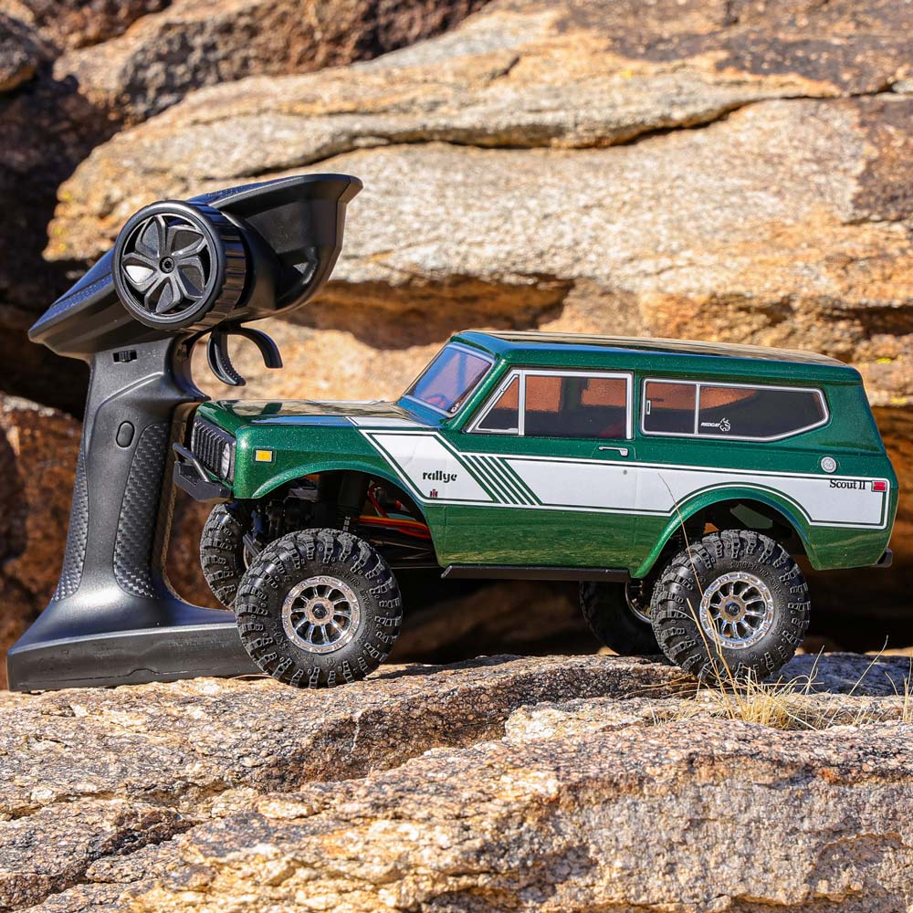 KUSTOM KULTURE 18:アスカ・ラングレー Ascent-18 Scout II - 1/18th Brushed Rock Crawler Green RER37865