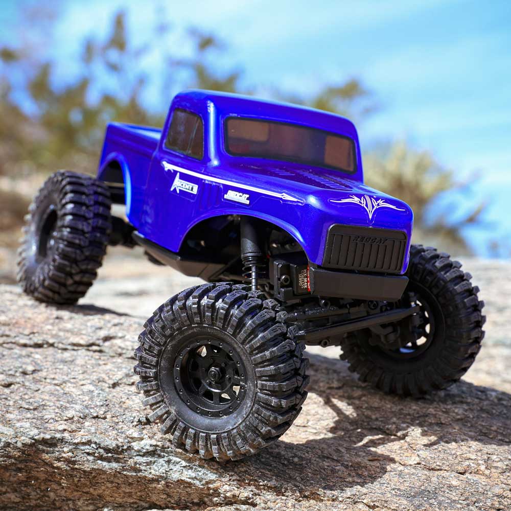 Redcat Ascent-18 High Steer Blue Brushed Electric Rock Crawler