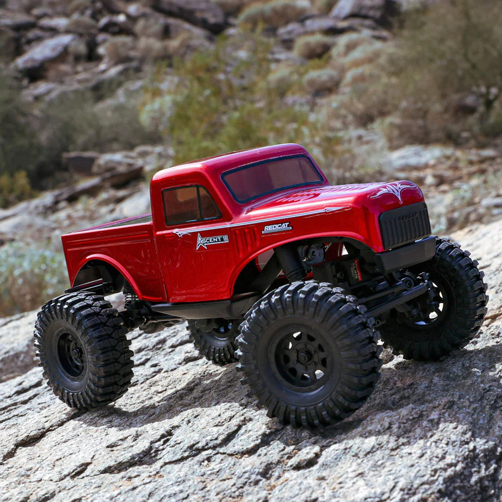 Redcat Ascent-18 High Steer Red Brushed Electric Rock Crawler