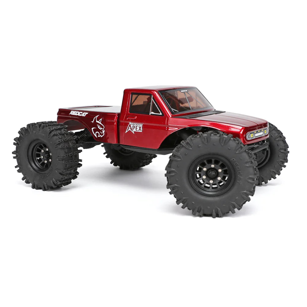 Redcat Ascent-18 APEX 1/18 Scale RTR Brushless Electric Rock Crawler Red RER42219